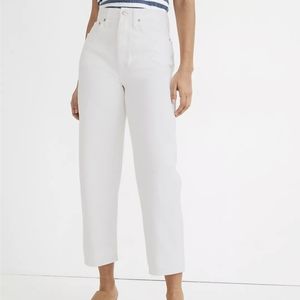 Madewell Balloon Jeans in Tile White 25